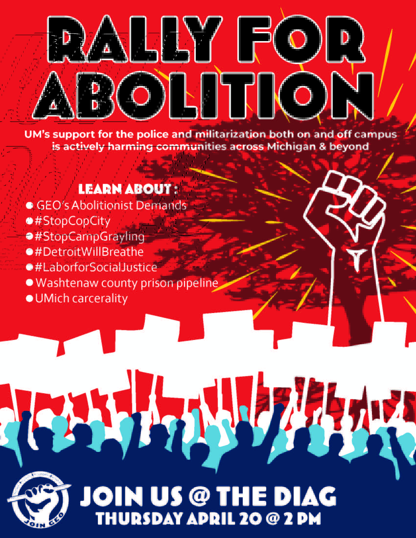 Abolition Rally -- Jackson — What's Left Ypsi